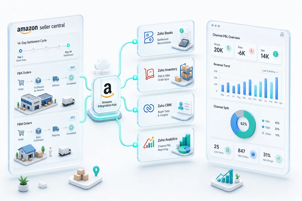Amazon Zoho Integration: Connect Seller Central to Zoho Books and Inventory