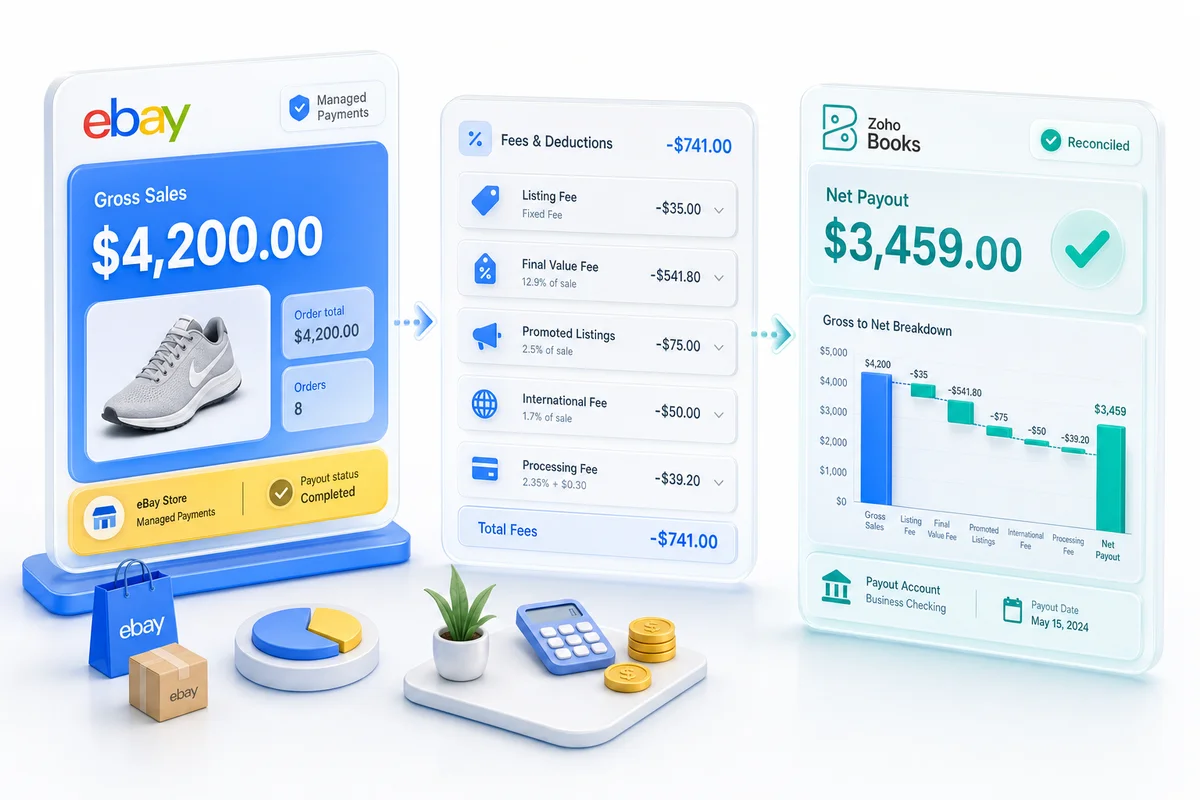 eBay Seller Zoho Books: The Complete Accounting Setup Guide