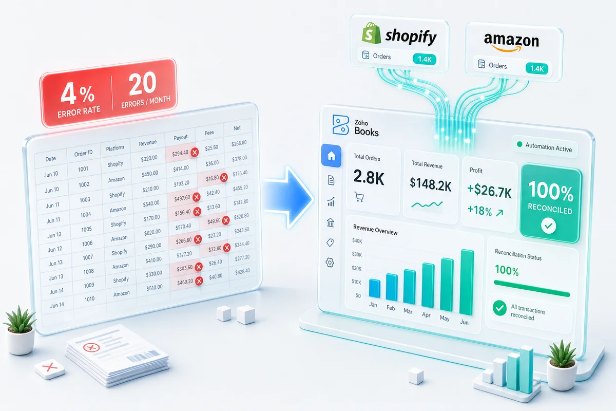 eCommerce Bookkeeping: How to Stop Losing Money on Manual Data Entry