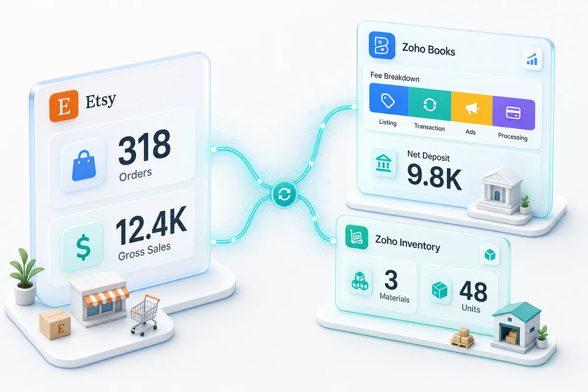 Etsy Zoho Integration: Connect Your Etsy Shop to Zoho Books and Inventory
