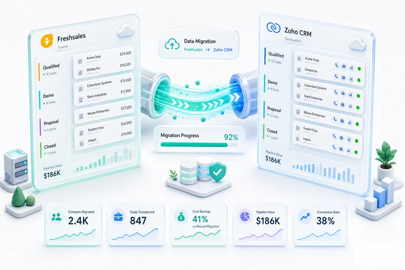 Freshsales to Zoho CRM Migration: Complete Guide (2026)
