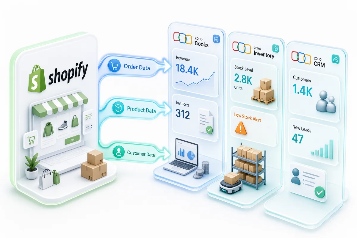 How to Connect Shopify to Zoho: Full Operations Integration Guide