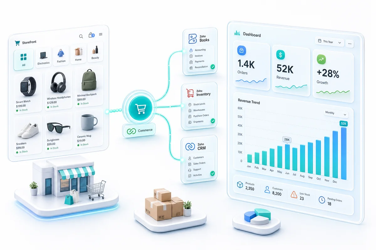 Zoho Commerce: Zoho's Native eCommerce Platform Explained for Online Sellers