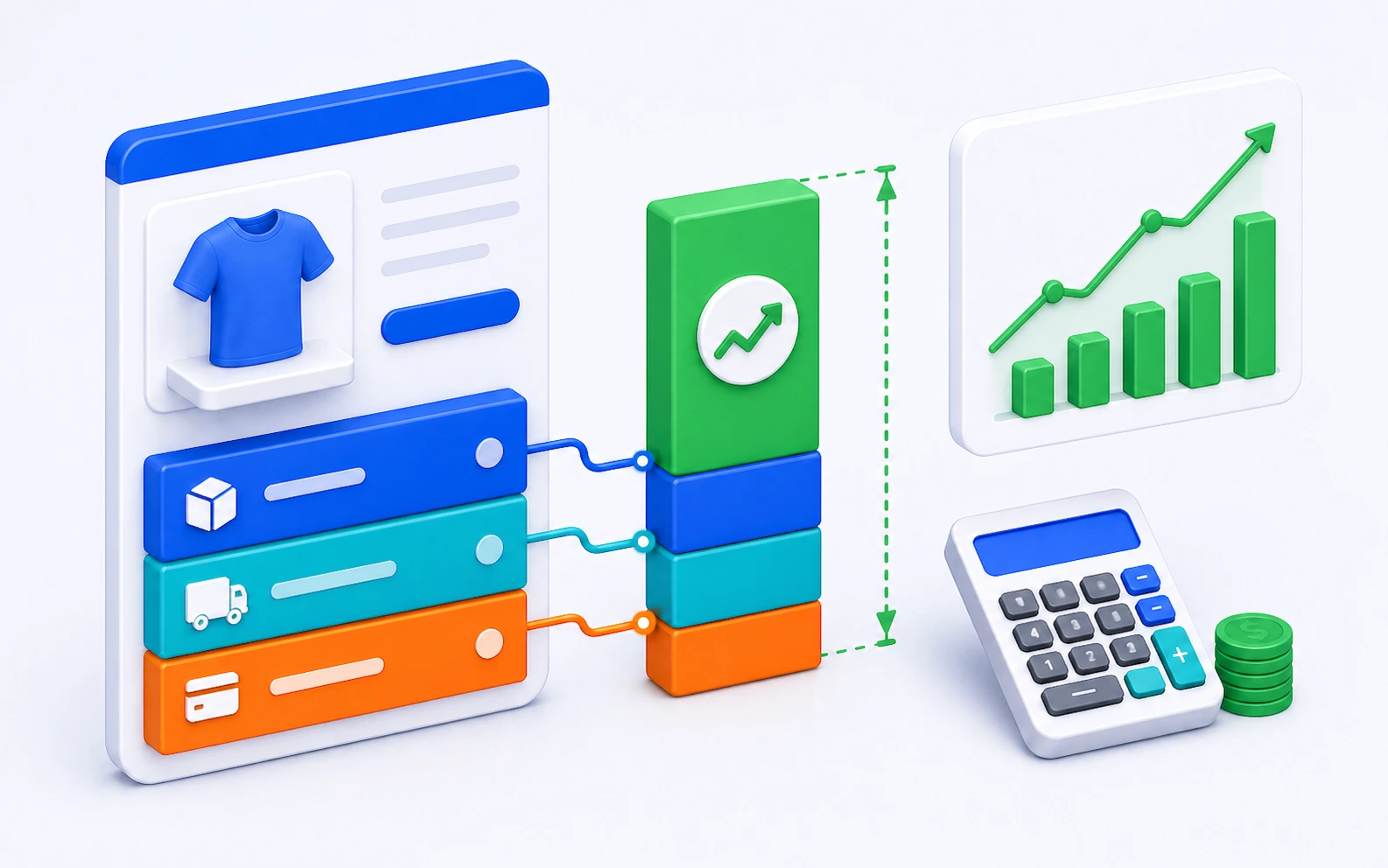 Dropshipping margin and profitability tracking