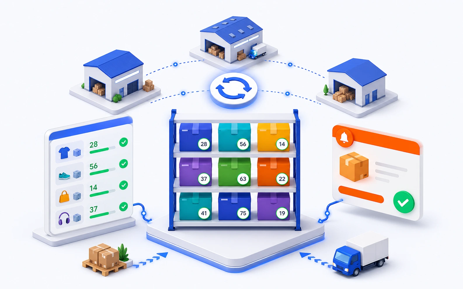 Automated eCommerce inventory management with real-time stock sync across channels