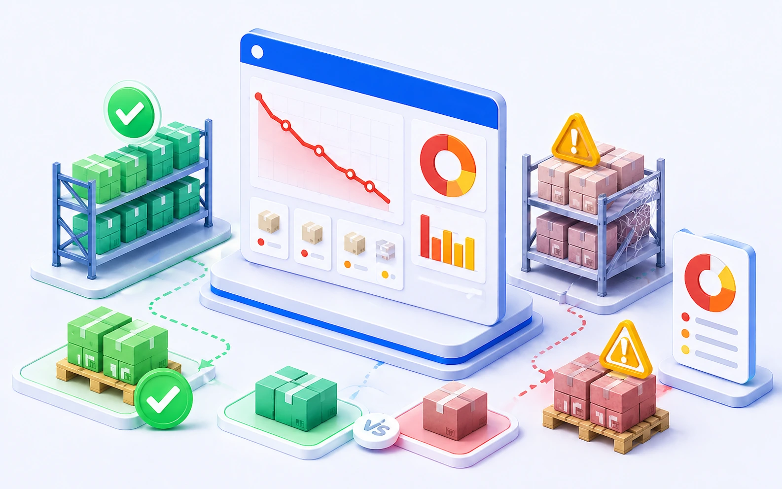 Dead stock alerts with aging inventory analysis
